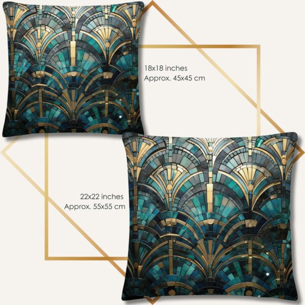 Metric Size Guide | Art Deco/Art Nouveau Print Cushions