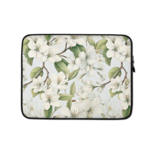 Apple Blossom Tree Floral Designer Laptop Sleeves