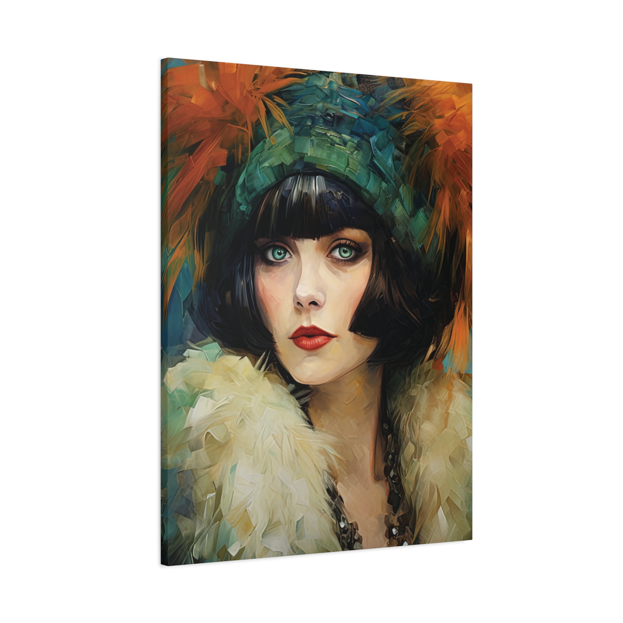 Art Déco Style Woman Portrait • Vintage Inspired Wall Art • Interior Décor Gift - Image 5