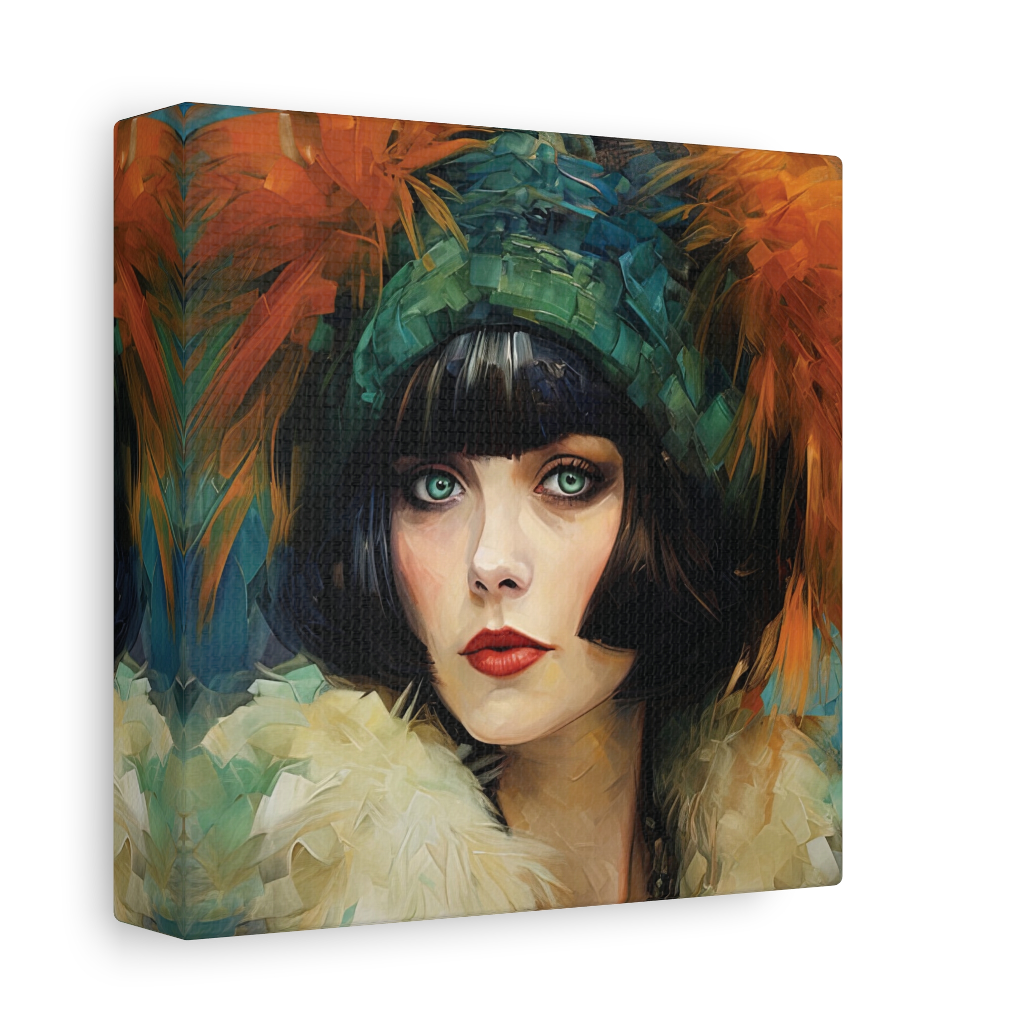Art Déco Style Woman Portrait • Vintage Inspired Wall Art • Interior Décor Gift - Image 7